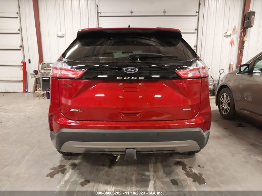 2021 Ford Edge Sel VIN: 2FMPK4J90MBA23789 Lot: 38006202