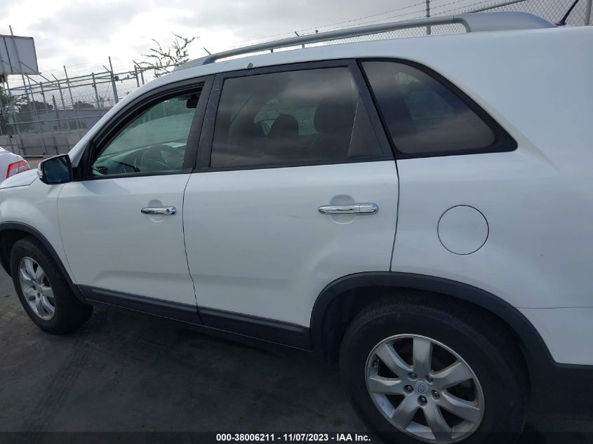 2011 Kia Sorento Lx V6 VIN: 5XYKT4A20BG112057 Lot: 38006211