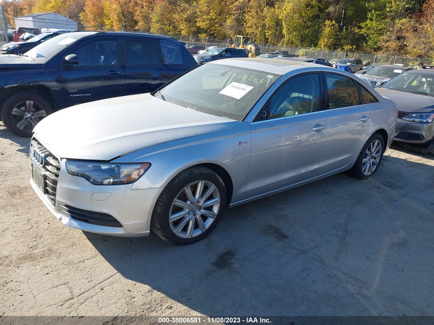 2013 Audi A6 3.0T Premium VIN: WAUGGAFC4DN033848 Lot: 38006581