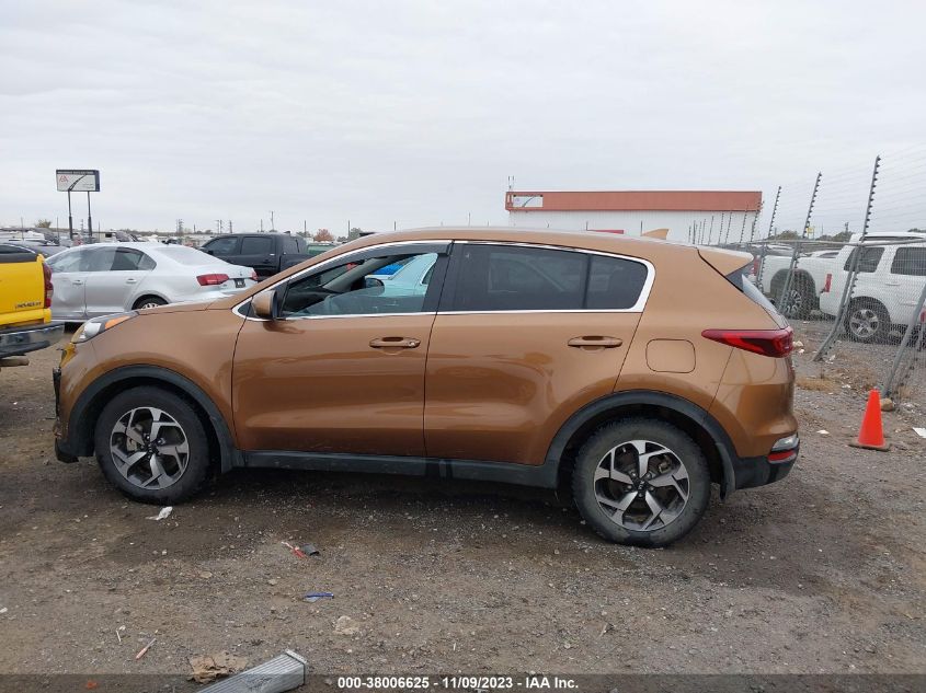 2021 Kia Sportage Lx VIN: KNDPM3ACXM7849451 Lot: 38006625