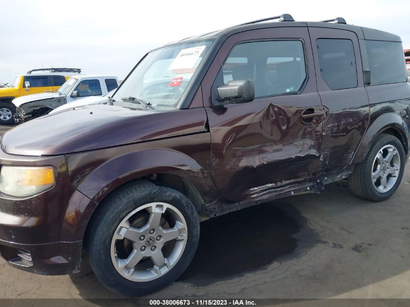 2007 Honda Element Sc VIN: 5J6YH17907L007104 Lot: 38006673