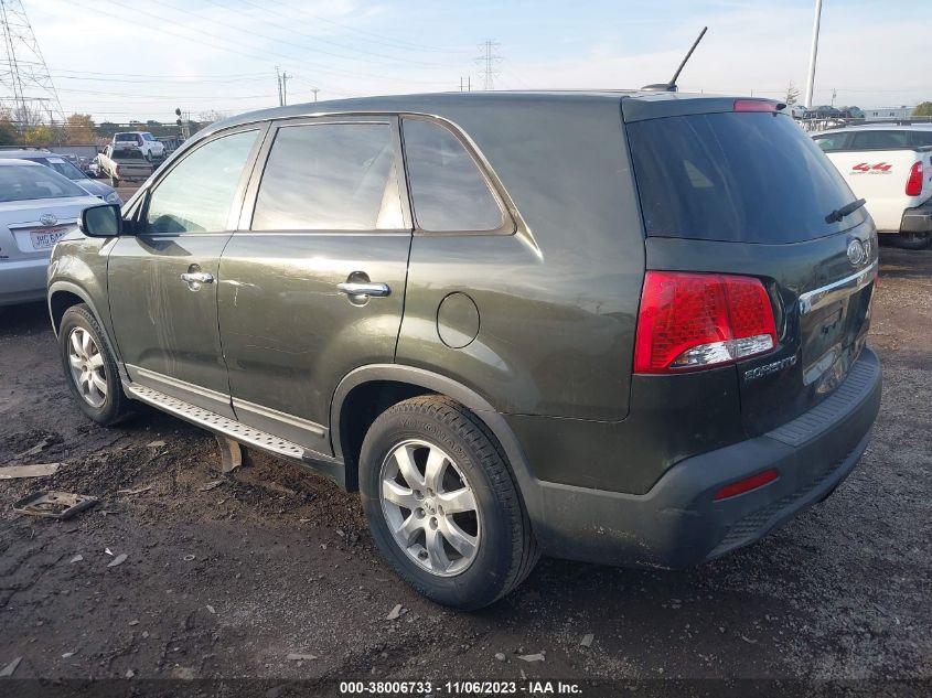 2012 Kia Sorento Lx VIN: 5XYKT4A15CG272539 Lot: 38006733