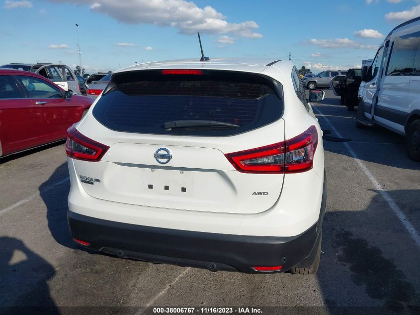 2021 Nissan Rogue Sport S Awd Xtronic Cvt VIN: JN1BJ1AW2MW452164 Lot: 38006767