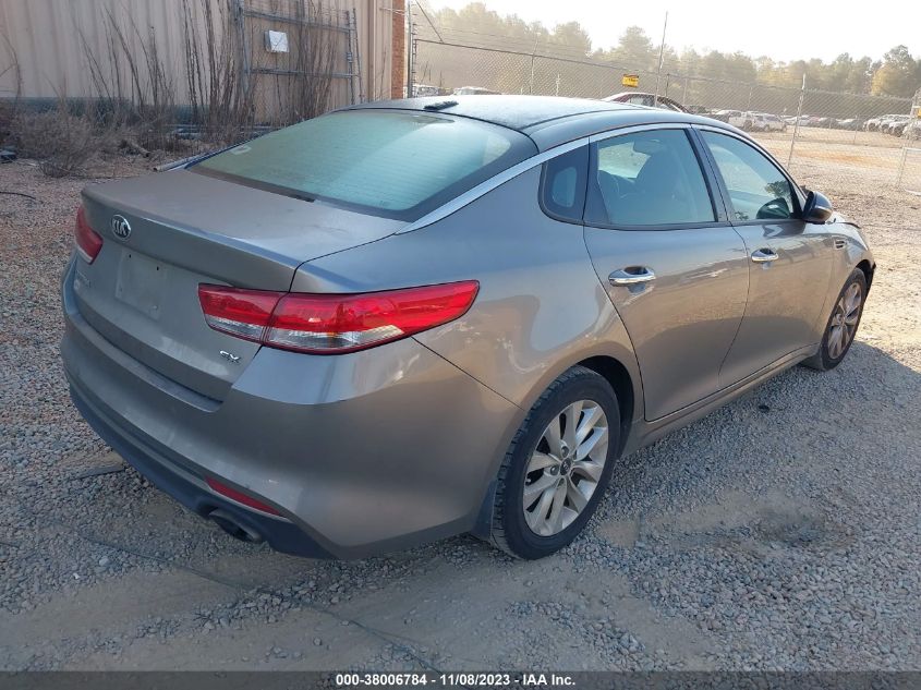 2016 Kia Optima Ex VIN: 5XXGU4L33GG074201 Lot: 38006784