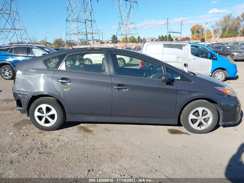 2015 Toyota Prius Four VIN: JTDKN3DU3F0447911 Lot: 38006818