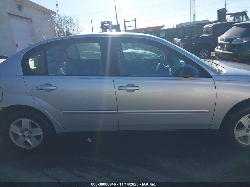 2005 Chevrolet Malibu Ls VIN: 1G1ZT52885F330920 Lot: 38006946