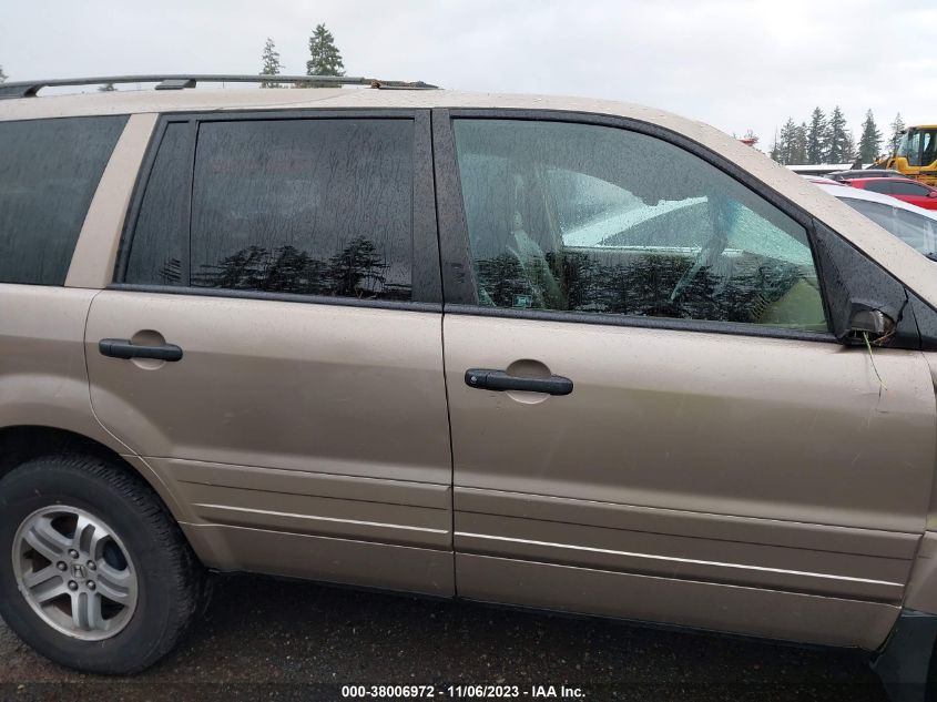 2004 Honda Pilot Ex-L VIN: 2HKYF18634H512067 Lot: 38006972