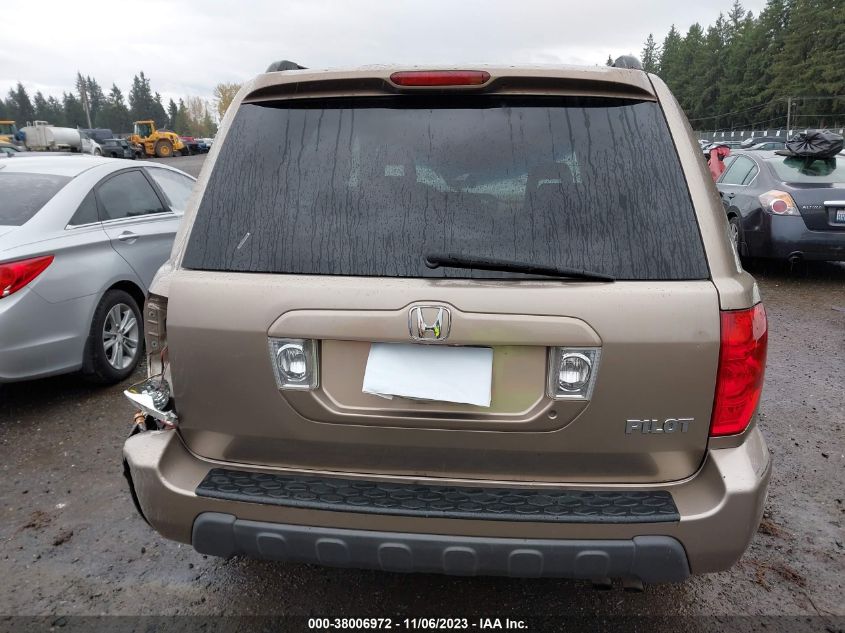 2004 Honda Pilot Ex-L VIN: 2HKYF18634H512067 Lot: 38006972