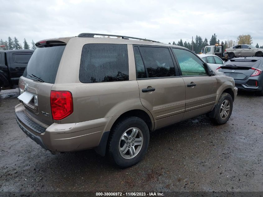 2004 Honda Pilot Ex-L VIN: 2HKYF18634H512067 Lot: 38006972