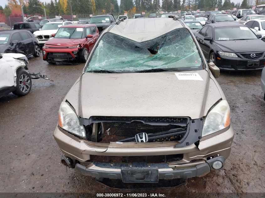 2004 Honda Pilot Ex-L VIN: 2HKYF18634H512067 Lot: 38006972