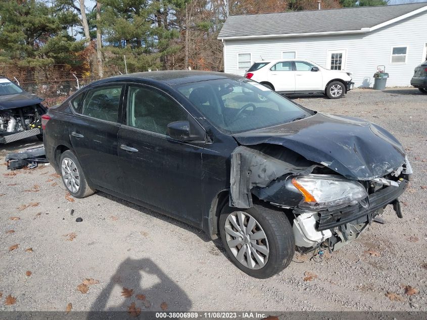 2014 Nissan Sentra S VIN: 3N1AB7AP5EL693020 Lot: 38006989