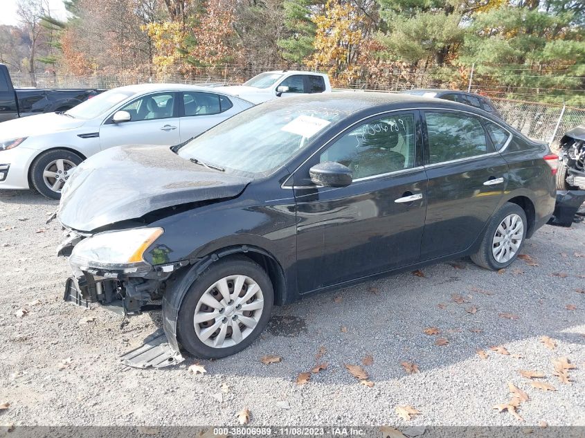 2014 Nissan Sentra S VIN: 3N1AB7AP5EL693020 Lot: 38006989