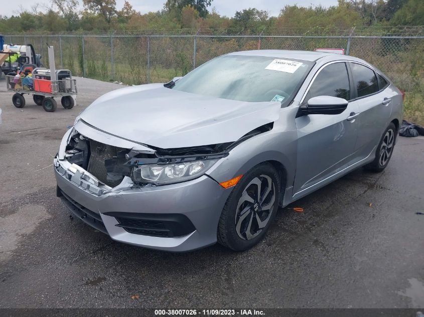 2016 Honda Civic Lx VIN: 19XFC2F52GE218961 Lot: 38007026