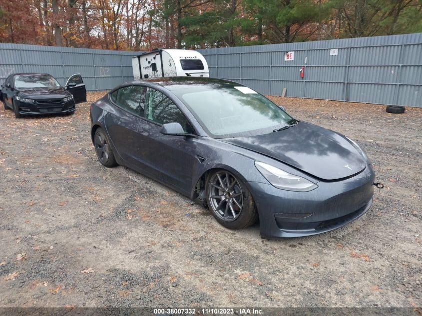 2022 Tesla Model 3 Rear-Wheel Drive VIN: 5YJ3E1EA7NF339952 Lot: 38007332