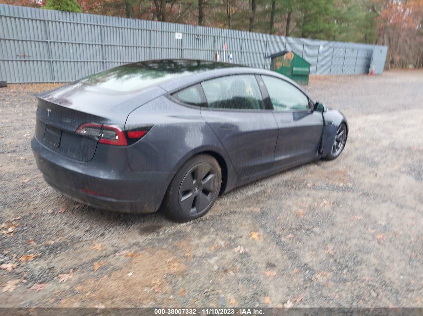 5YJ3E1EA7NF339952 2022 Tesla Model 3 Rear-Wheel Drive