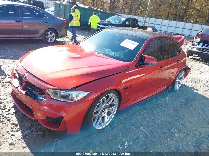 2017 BMW M3 VIN: WBS8M9C53H5G83888 Lot: 38007389
