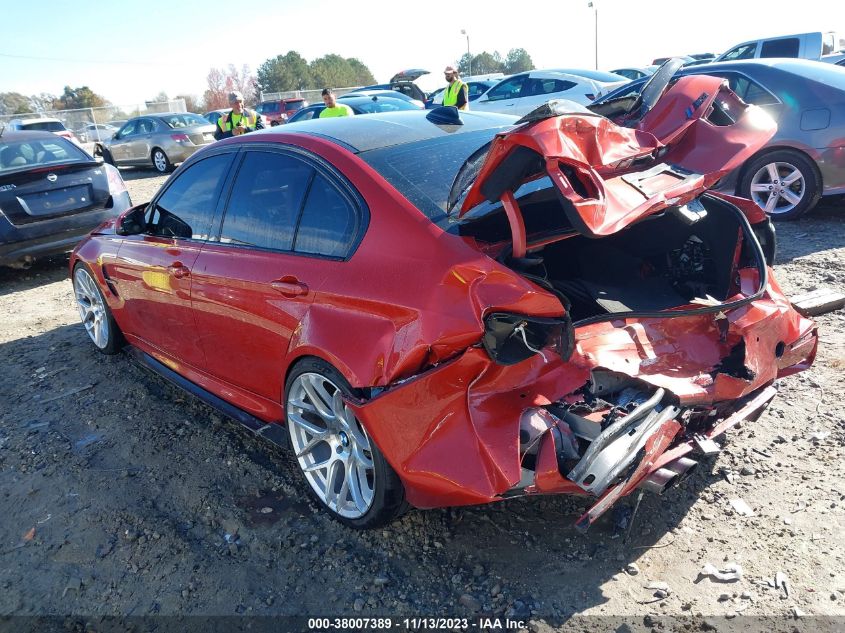 2017 BMW M3 VIN: WBS8M9C53H5G83888 Lot: 38007389