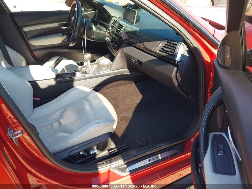 2017 BMW M3 VIN: WBS8M9C53H5G83888 Lot: 38007389