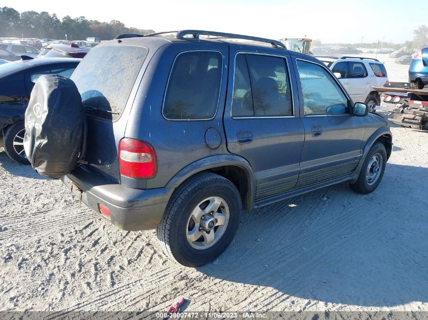 2002 Kia Sportage VIN: KNDJA723125137617 Lot: 38007472