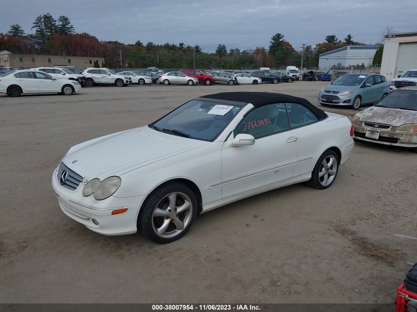 2005 Mercedes-Benz Clk 320 VIN: WDBTK65J45F144830 Lot: 38007954