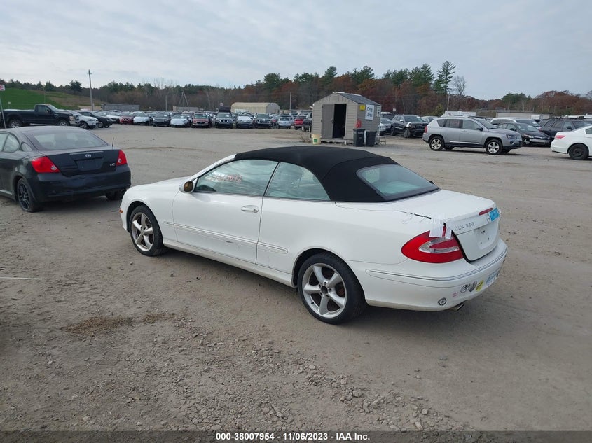 2005 Mercedes-Benz Clk 320 VIN: WDBTK65J45F144830 Lot: 38007954