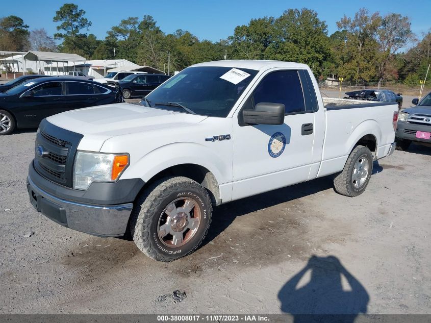 2013 Ford F-150 Xl VIN: 1FTMF1CMXDFB23876 Lot: 38008017