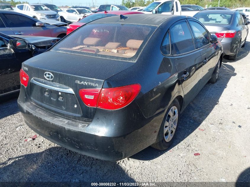 2010 Hyundai Elantra Gls VIN: KMHDU4AD8AU206607 Lot: 38008232