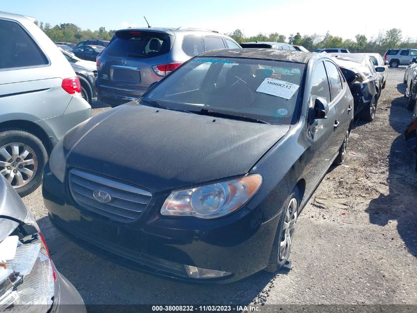 2010 Hyundai Elantra Gls VIN: KMHDU4AD8AU206607 Lot: 38008232