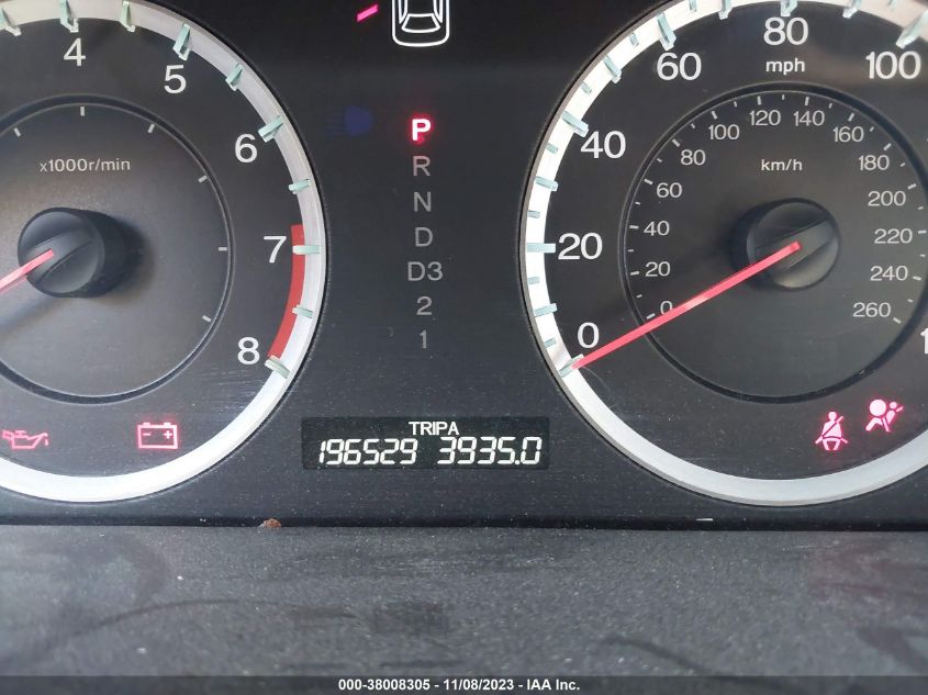 2009 Honda Accord Sdn Lx-P VIN: 1HGCP26419A007725 Lot: 38008305