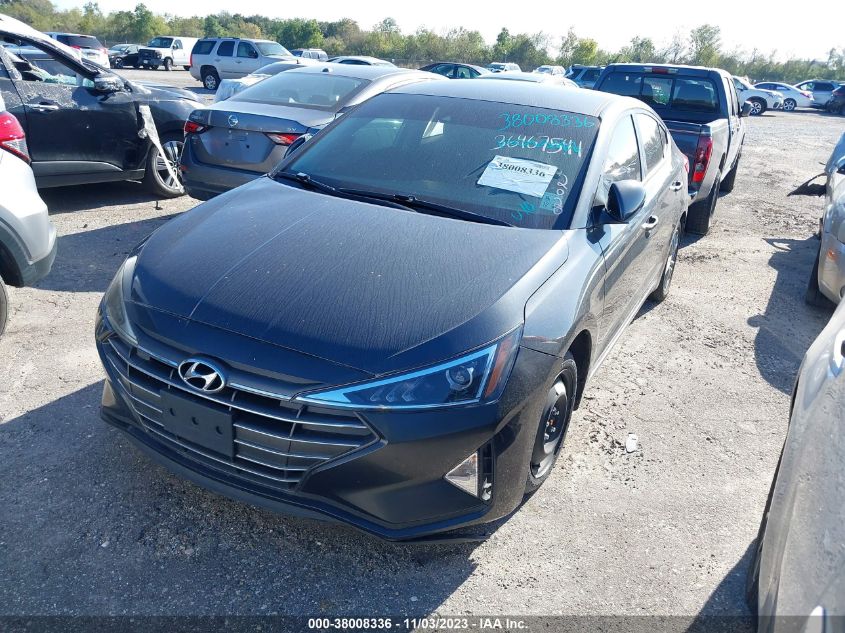 2020 Hyundai Elantra Sel VIN: 5NPD84LF5LH582346 Lot: 38008336