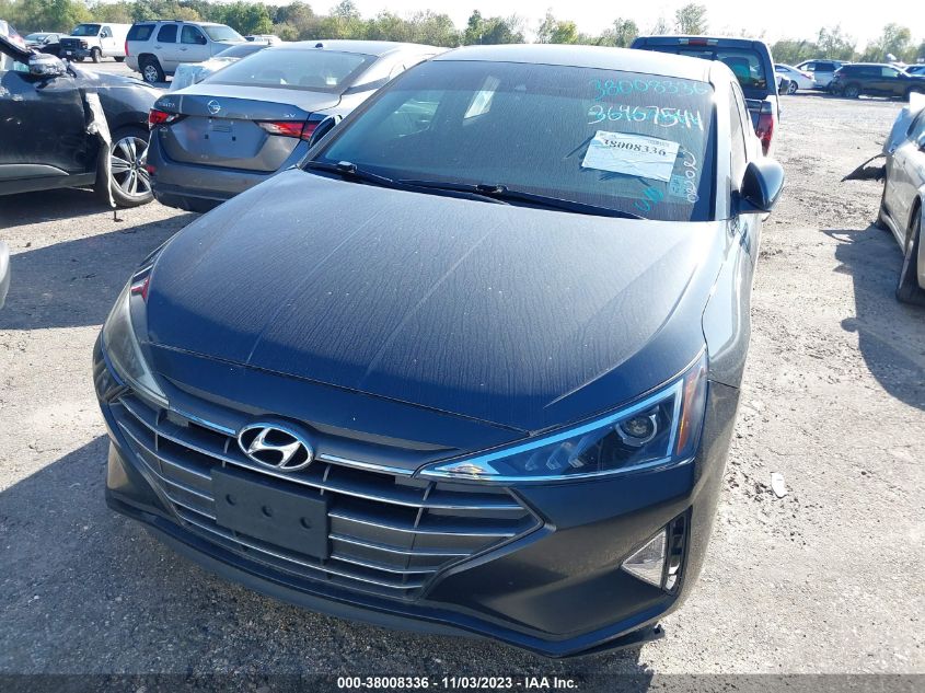 2020 Hyundai Elantra Sel VIN: 5NPD84LF5LH582346 Lot: 38008336