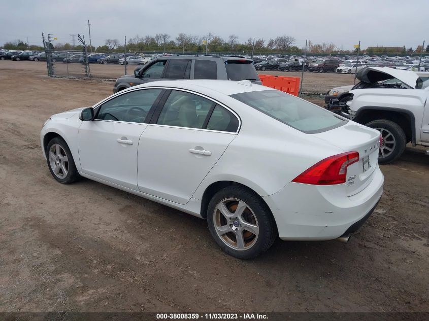 2013 Volvo S60 T5/T5 Platinum/T5 Premier/T5 Premier Plus VIN: YV1612FH8D2173088 Lot: 38008359