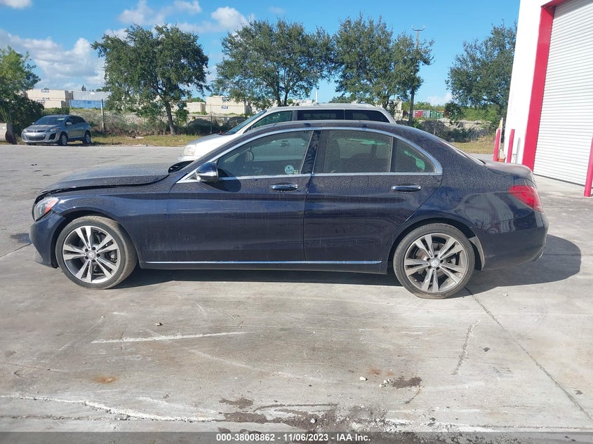 2015 Mercedes-Benz C 300 Sport 4Matic/Luxury 4Matic/4Matic VIN: 55SWF4KB0FU014522 Lot: 38008862