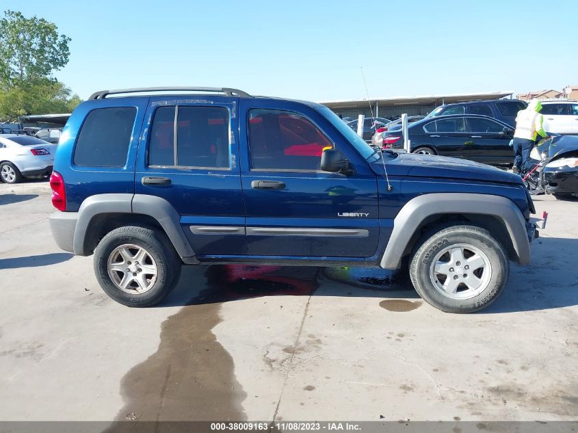 1J4GL48K84W235679 2004 Jeep Liberty Sport