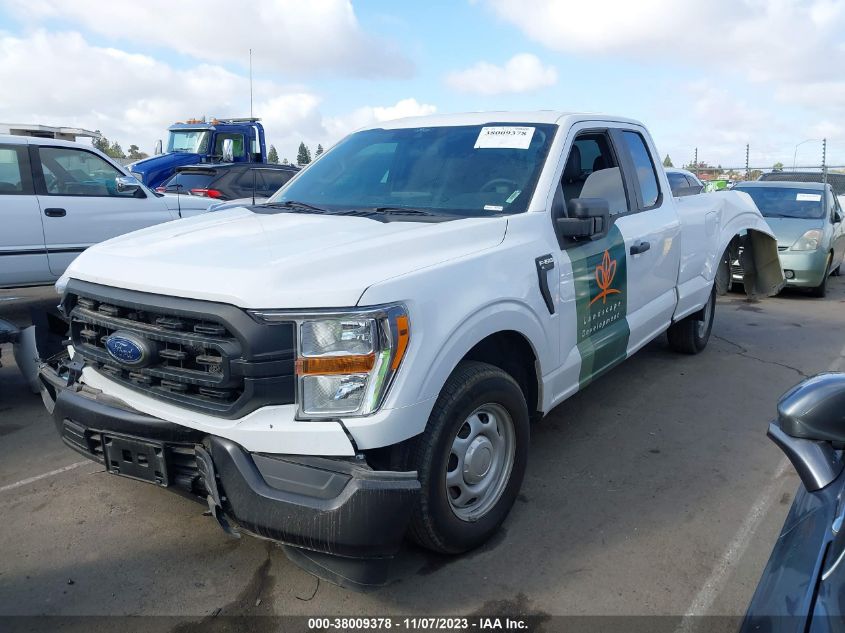 2021 Ford F-150 Xl VIN: 1FTEX1CB7MKD91064 Lot: 38009378