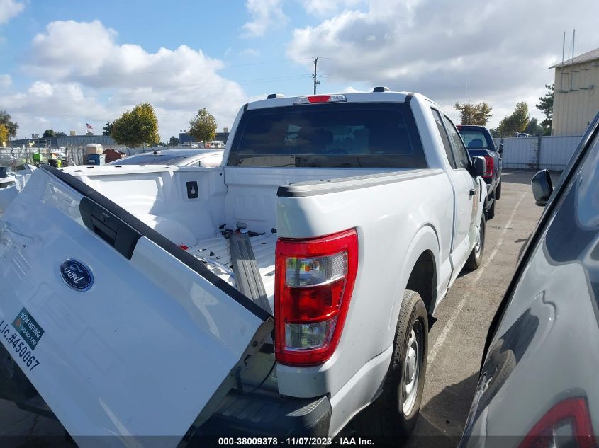 2021 Ford F-150 Xl VIN: 1FTEX1CB7MKD91064 Lot: 38009378