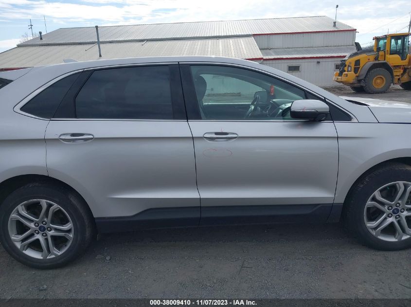 2017 Ford Edge Titanium VIN: 2FMPK4K91HBB97701 Lot: 38009410