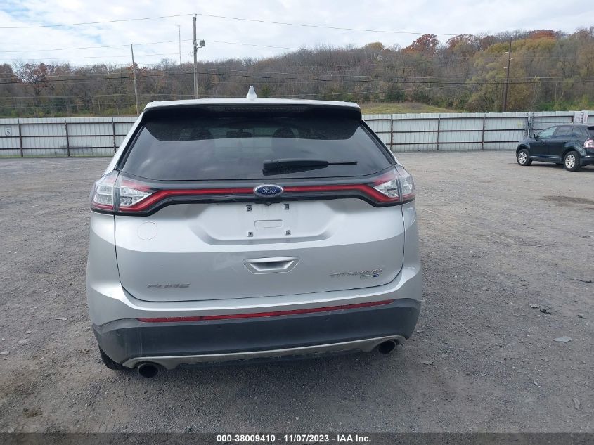 2017 Ford Edge Titanium VIN: 2FMPK4K91HBB97701 Lot: 38009410