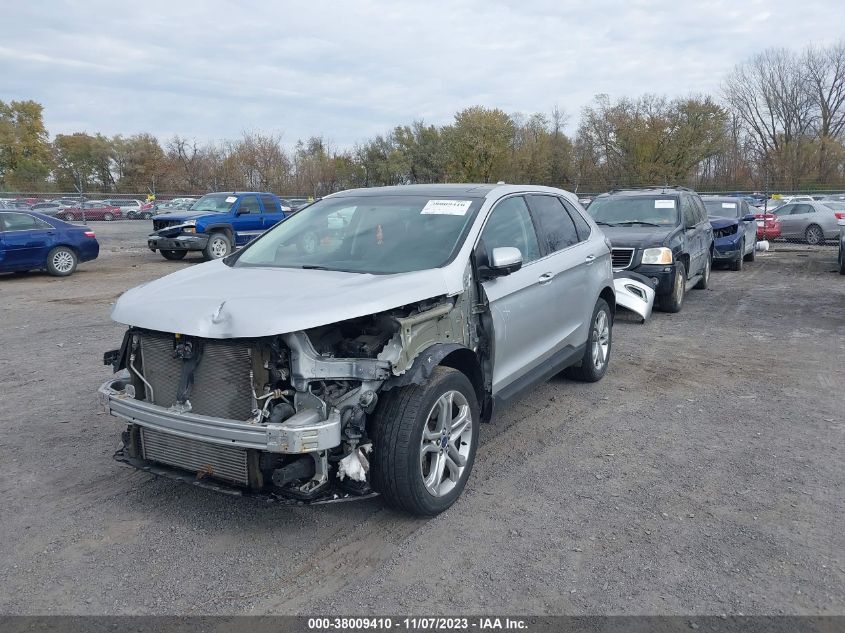 2017 Ford Edge Titanium VIN: 2FMPK4K91HBB97701 Lot: 38009410