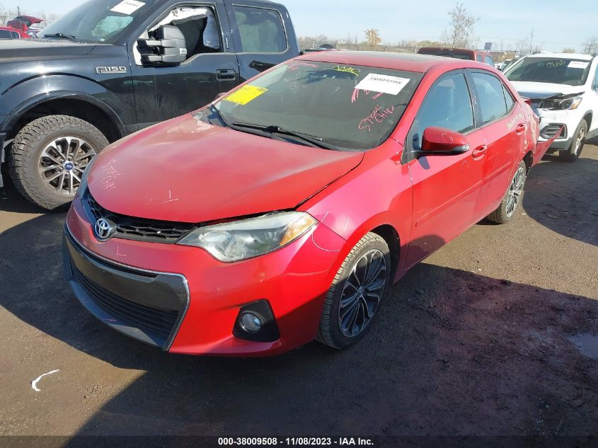 2015 Toyota Corolla S Premium VIN: 2T1BURHE7FC471756 Lot: 38009508