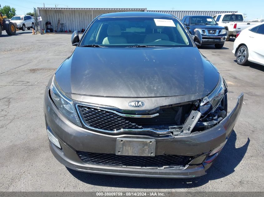 2015 Kia Optima Lx VIN: 5XXGM4A75FG393491 Lot: 38009759