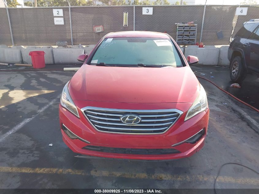 2017 Hyundai Sonata 2.4L VIN: 5NPE24AF7HH515327 Lot: 38009925