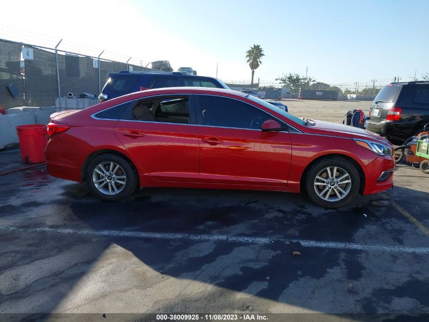 2017 Hyundai Sonata 2.4L VIN: 5NPE24AF7HH515327 Lot: 38009925