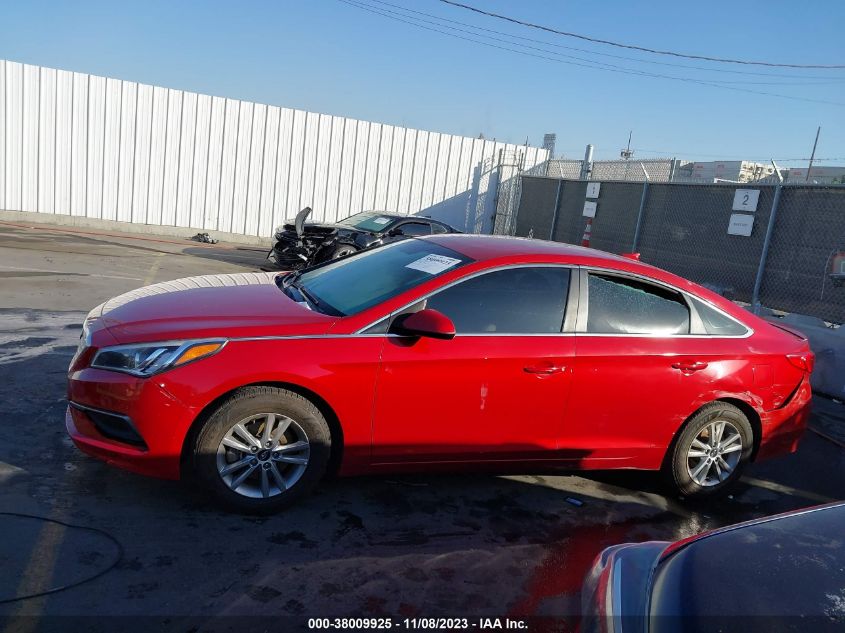 2017 Hyundai Sonata 2.4L VIN: 5NPE24AF7HH515327 Lot: 38009925