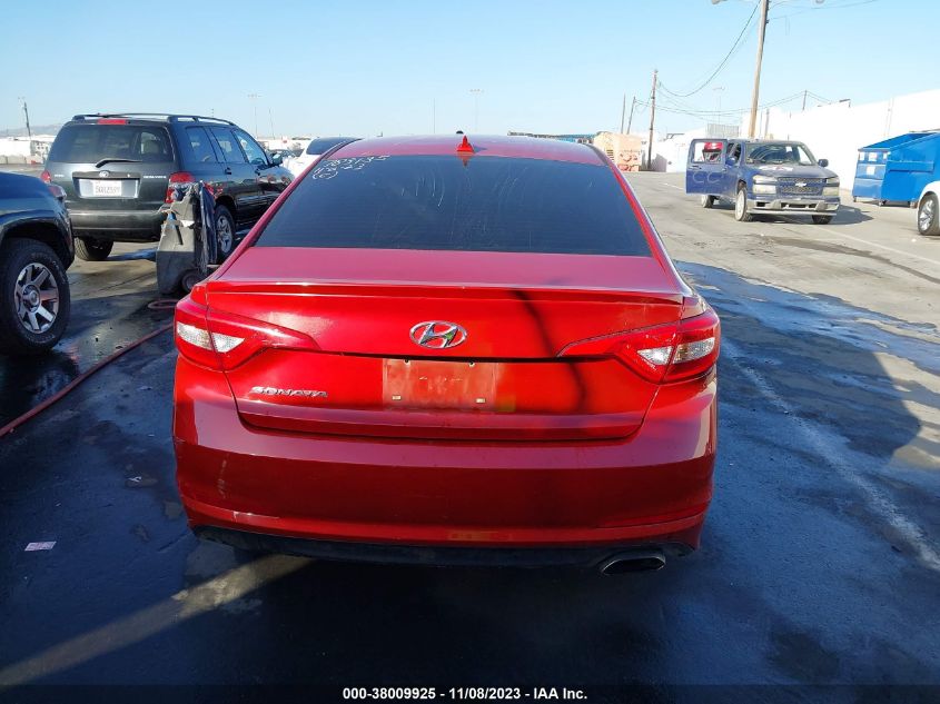 2017 Hyundai Sonata 2.4L VIN: 5NPE24AF7HH515327 Lot: 38009925