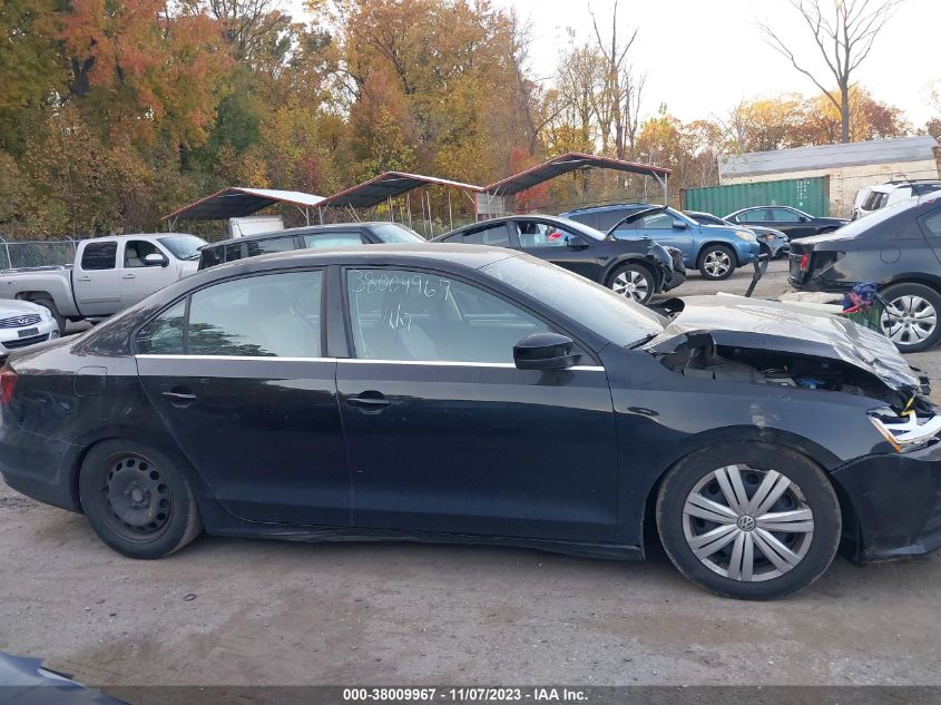 2017 Volkswagen Jetta 1.4T S VIN: 3VW167AJ4HM367038 Lot: 38009967