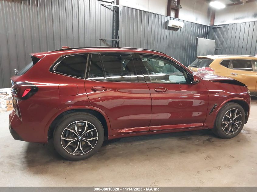 2024 BMW X3 xDrive30I VIN: 5UX53DP08R9T66001 Lot: 38010328