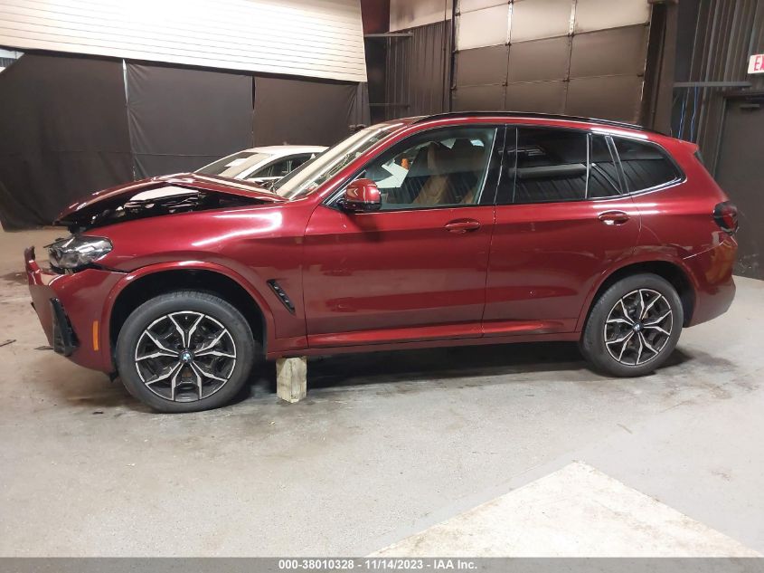 2024 BMW X3 xDrive30I VIN: 5UX53DP08R9T66001 Lot: 38010328