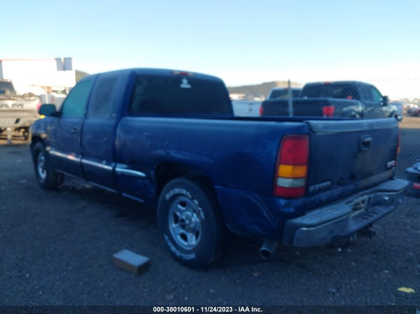 1999 GMC Sierra 1500 Sle VIN: 2GTEC19T1X1552931 Lot: 38010601