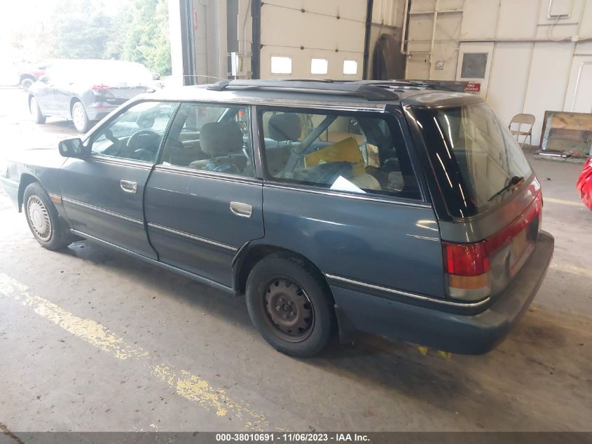 1992 Subaru Legacy L VIN: 4S3BJ6326N7915620 Lot: 38010691